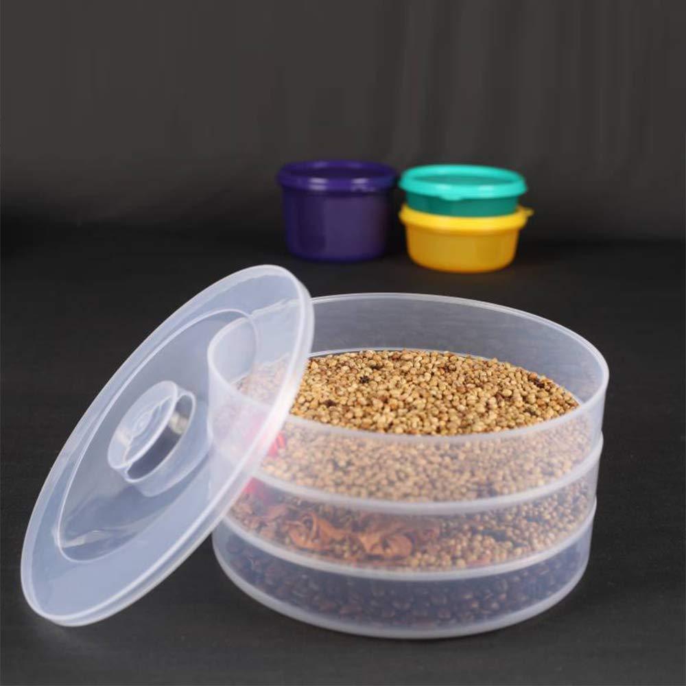 3-Compartment Plastic Sprout Maker – Efficient Seed Sprouting for Home Use