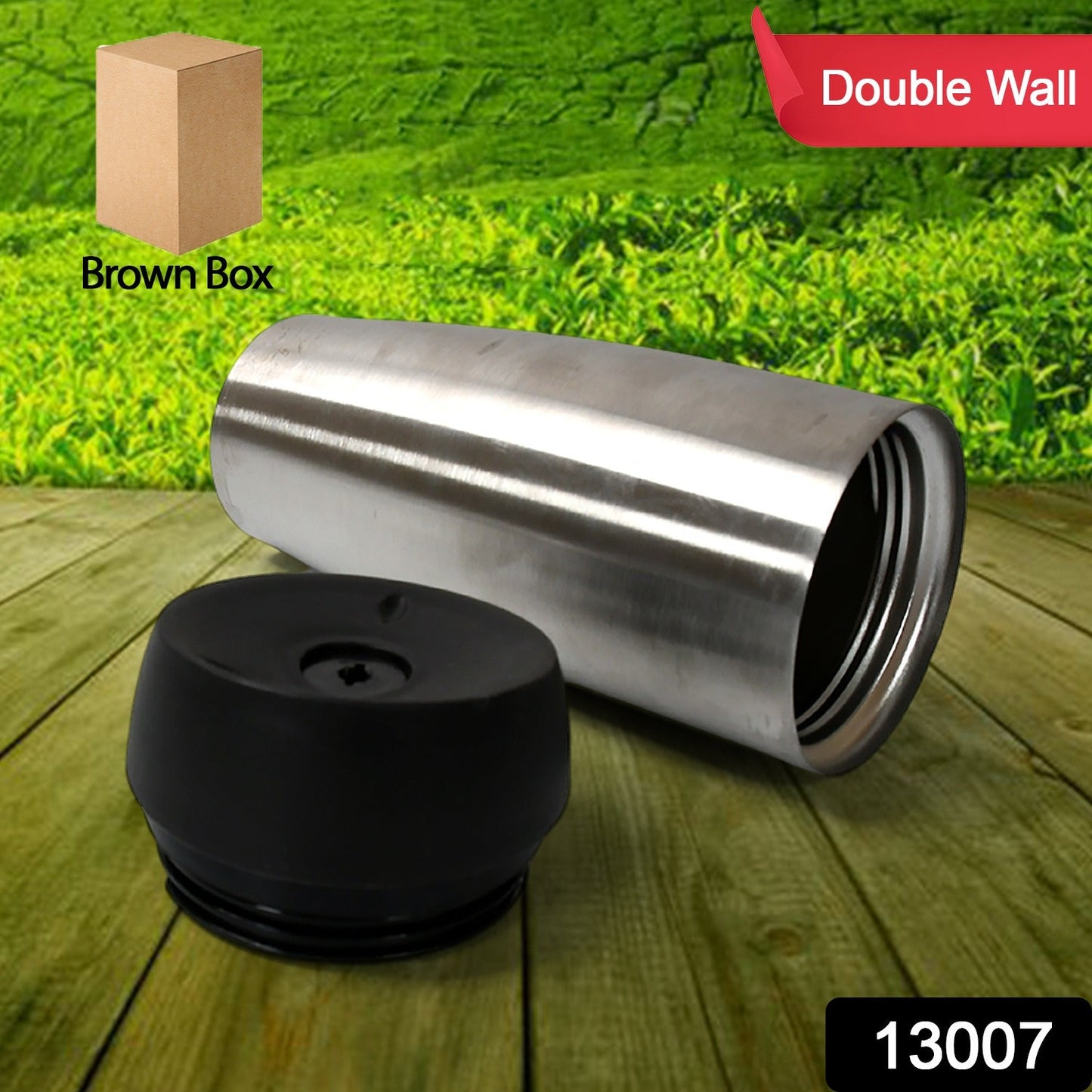 13007 Stainless Steel Vacuum Insulated Coffee Cups Double Walled Travel Mug Car Coffee Mug With Leak Proof Lid Reusable Thermal Cup For Hot Cold Drinks Coffee Tea (850ml Approx) - Chestore