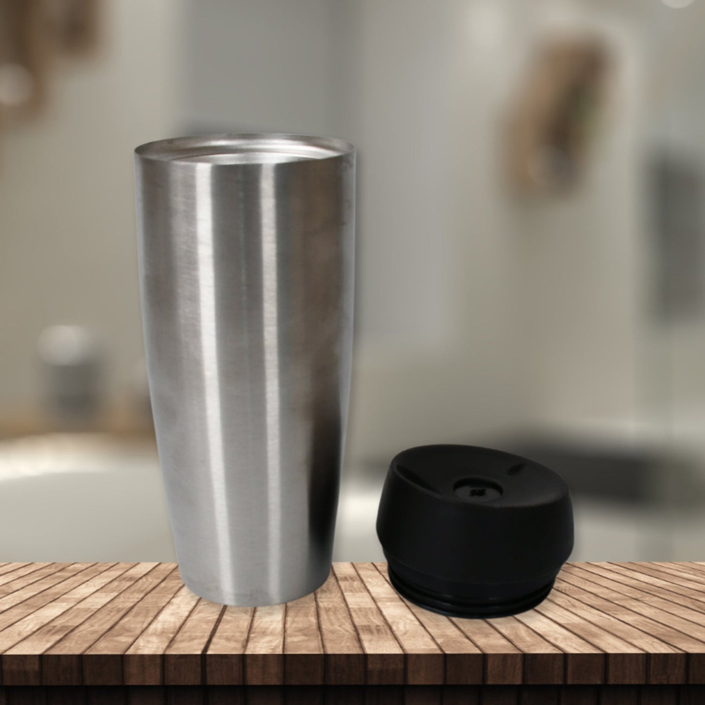 13007 Stainless Steel Vacuum Insulated Coffee Cups Double Walled Travel Mug Car Coffee Mug With Leak Proof Lid Reusable Thermal Cup For Hot Cold Drinks Coffee Tea (850ml Approx) - Chestore