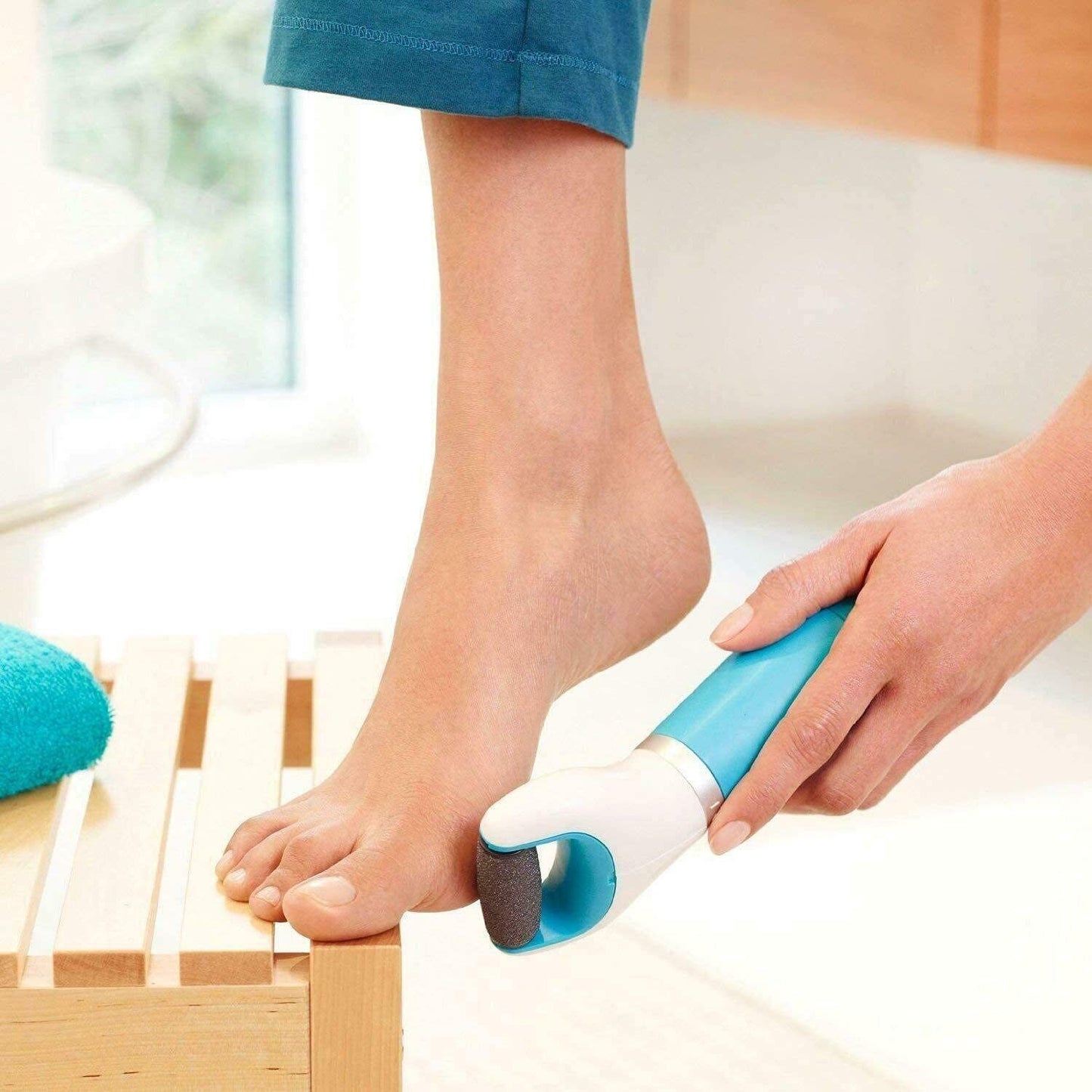 Electric Dry Foot File Callus Remover – Smooth Feet in Minutes | Dead Skin Remover for Heels & Soles