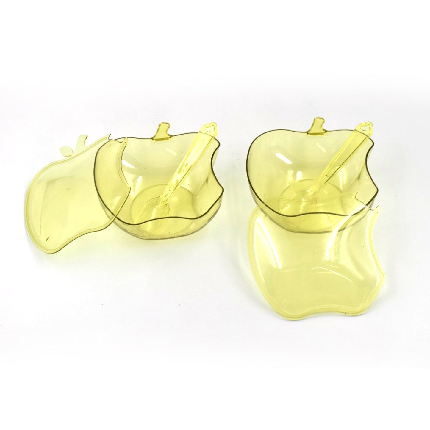 2752 Apple Shape Tray Bowl Used For Serving Snacks And Various Food Stuffs. - Chestore