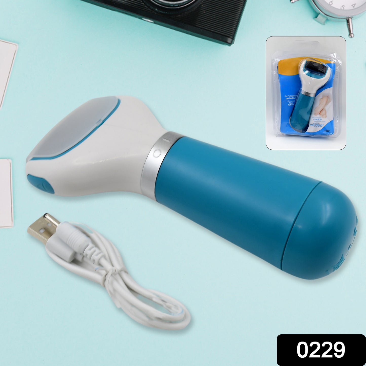 Electric Dry Foot File Callus Remover – Smooth Feet in Minutes | Dead Skin Remover for Heels & Soles
