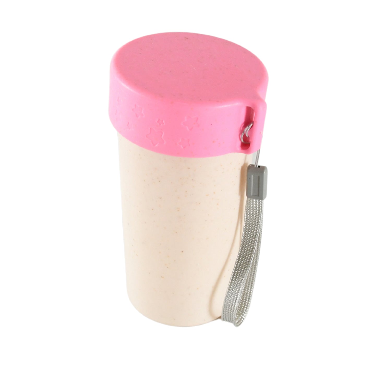 300ml Portable Travel Coffee Cup – Eco-Friendly Wheat Straw Mug with Lid
