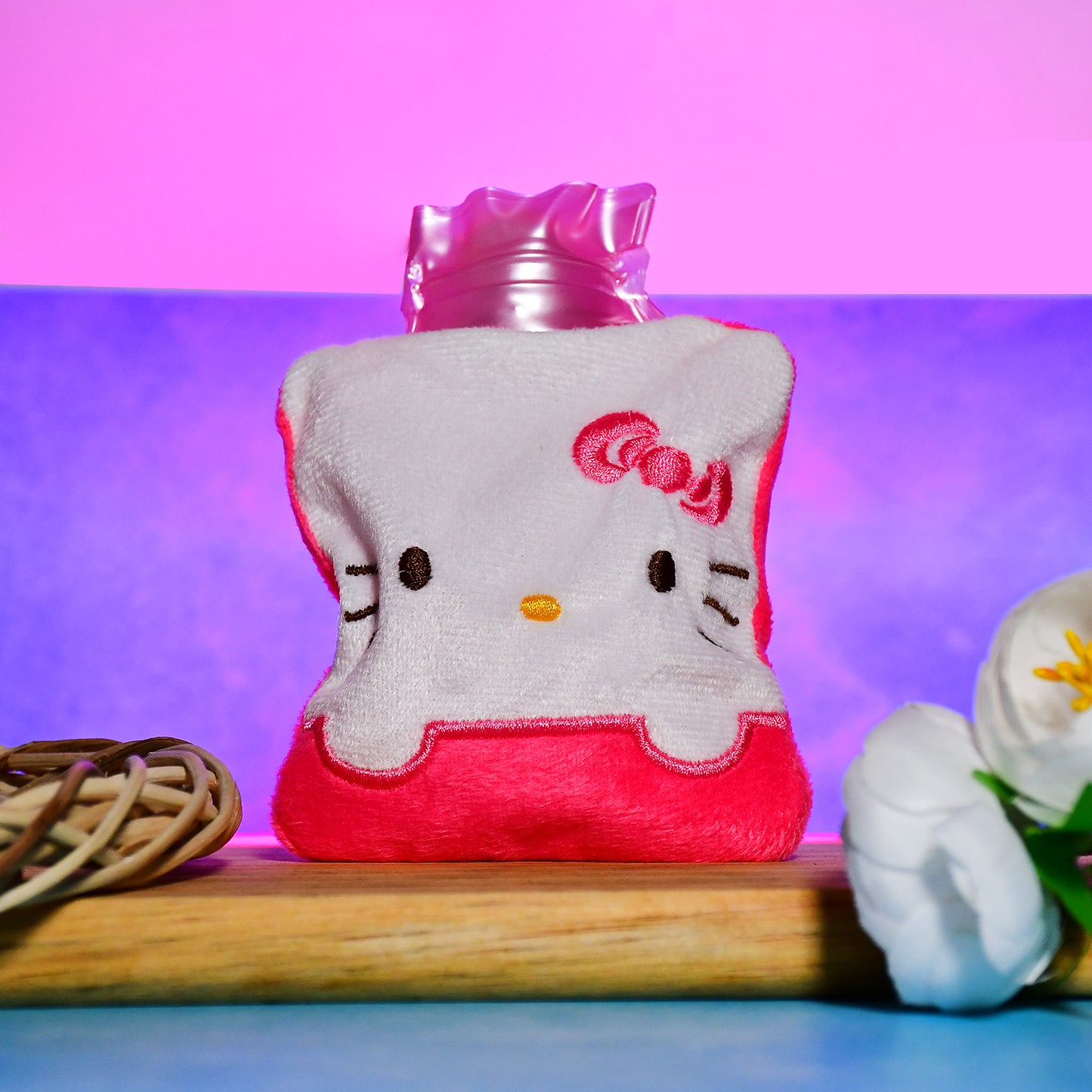 Hello Kitty Small Hot Water Bag – Pain Relief & Warmer for Cramps, Neck & Hands
