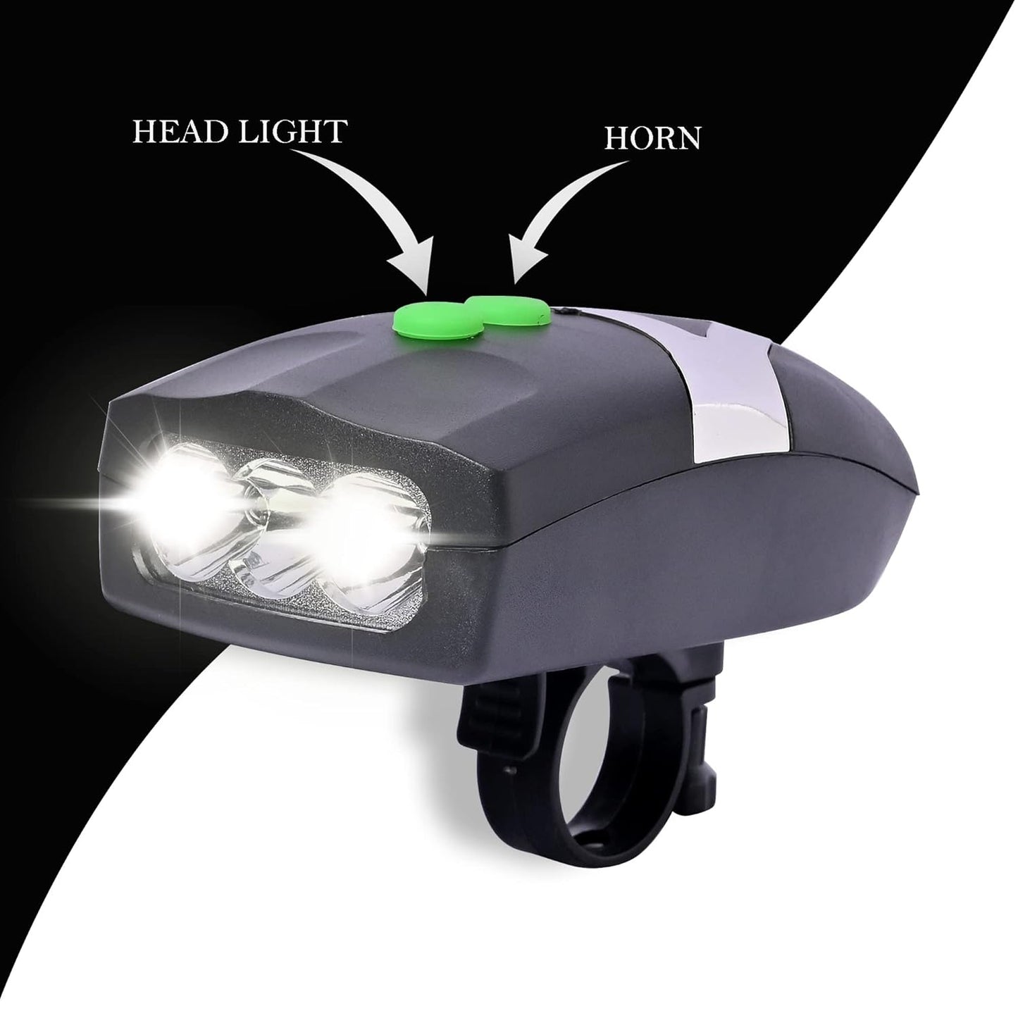 3-LED Bicycle Headlight β Ultra Bright White Lamp for Night Rides π²π‘π
