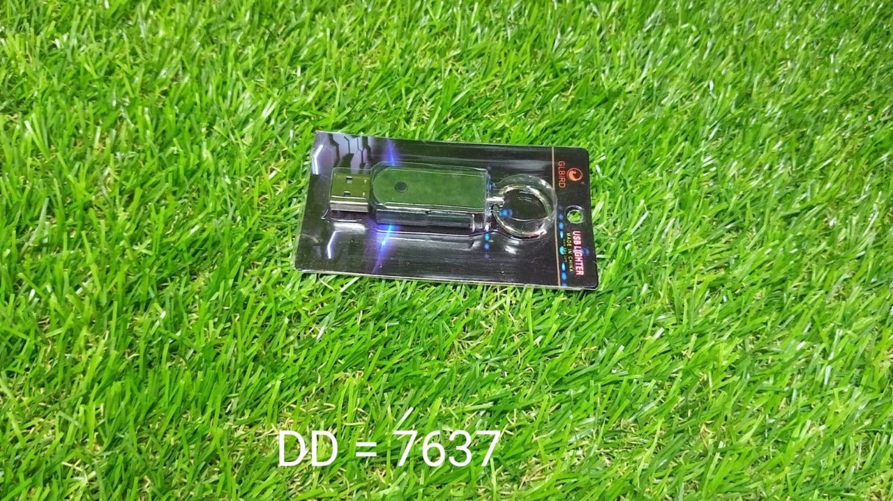 USB Mini Portable Rechargeable Lighter – Slim Metal Flameless Windproof Lighter