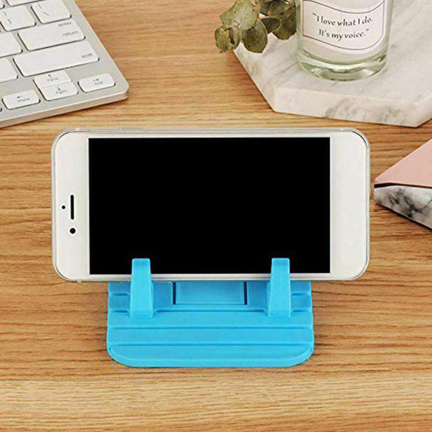 Universal Portable Mobile Holder Stand – Foldable & Adjustable for All Smartphones 📱🧍♂️💼