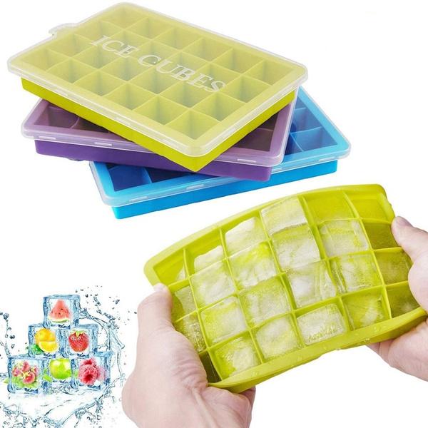 Silicone Ice Cube Tray – 24-Cavity Flexible & Easy-Release Ice Mold
