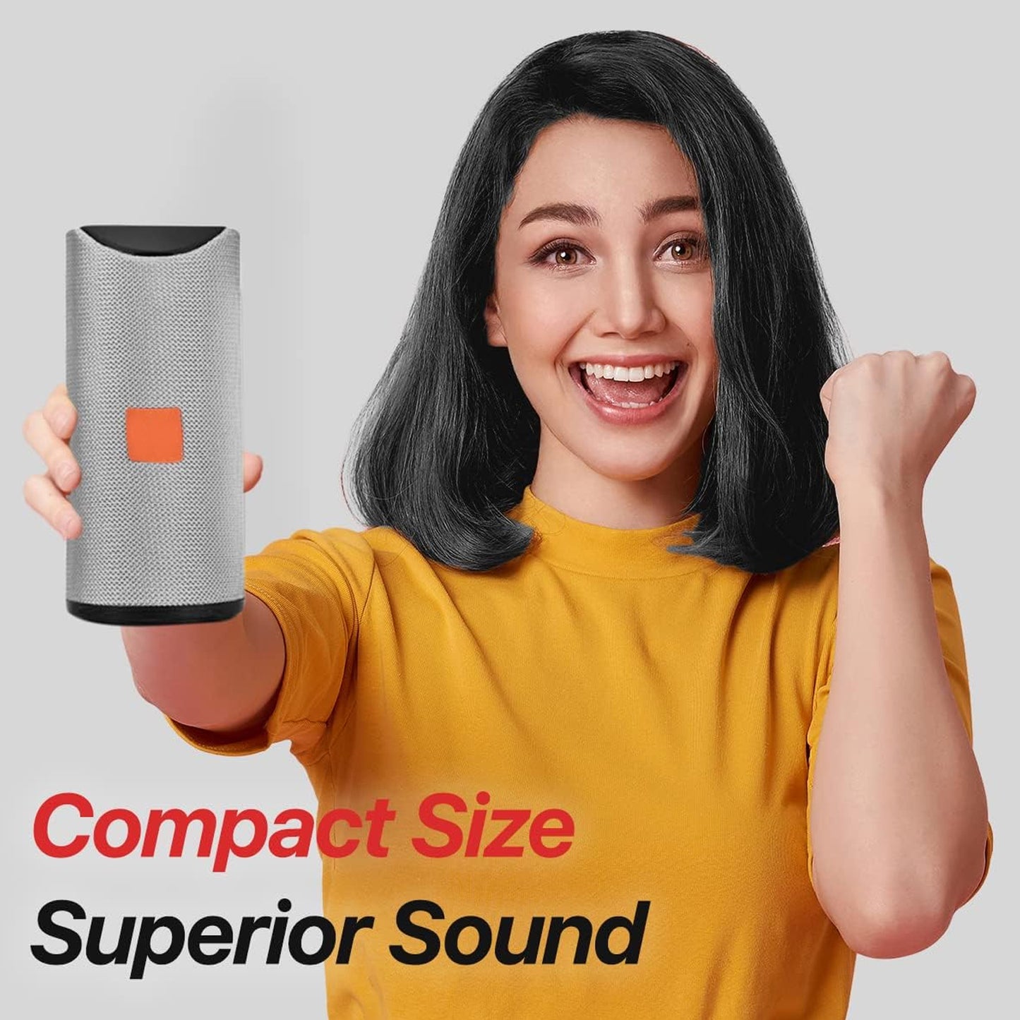Portable Rechargeable Waterproof Bluetooth Speaker – High Sound & Splashproof Design
