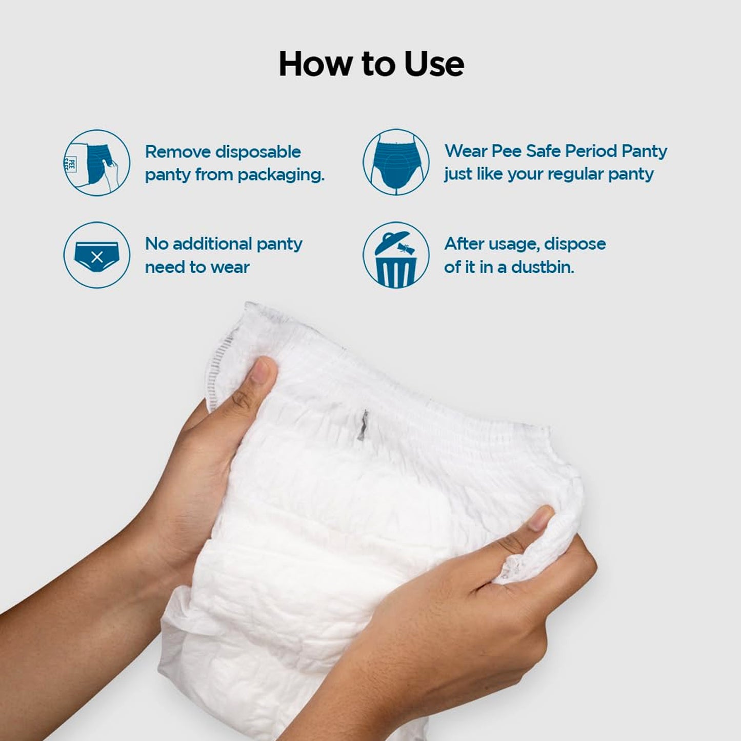 Women's Emergency Travel Kit – 10-in-1 Feminine Hygiene & First Period Kit with Underwear, Pantyliner & More