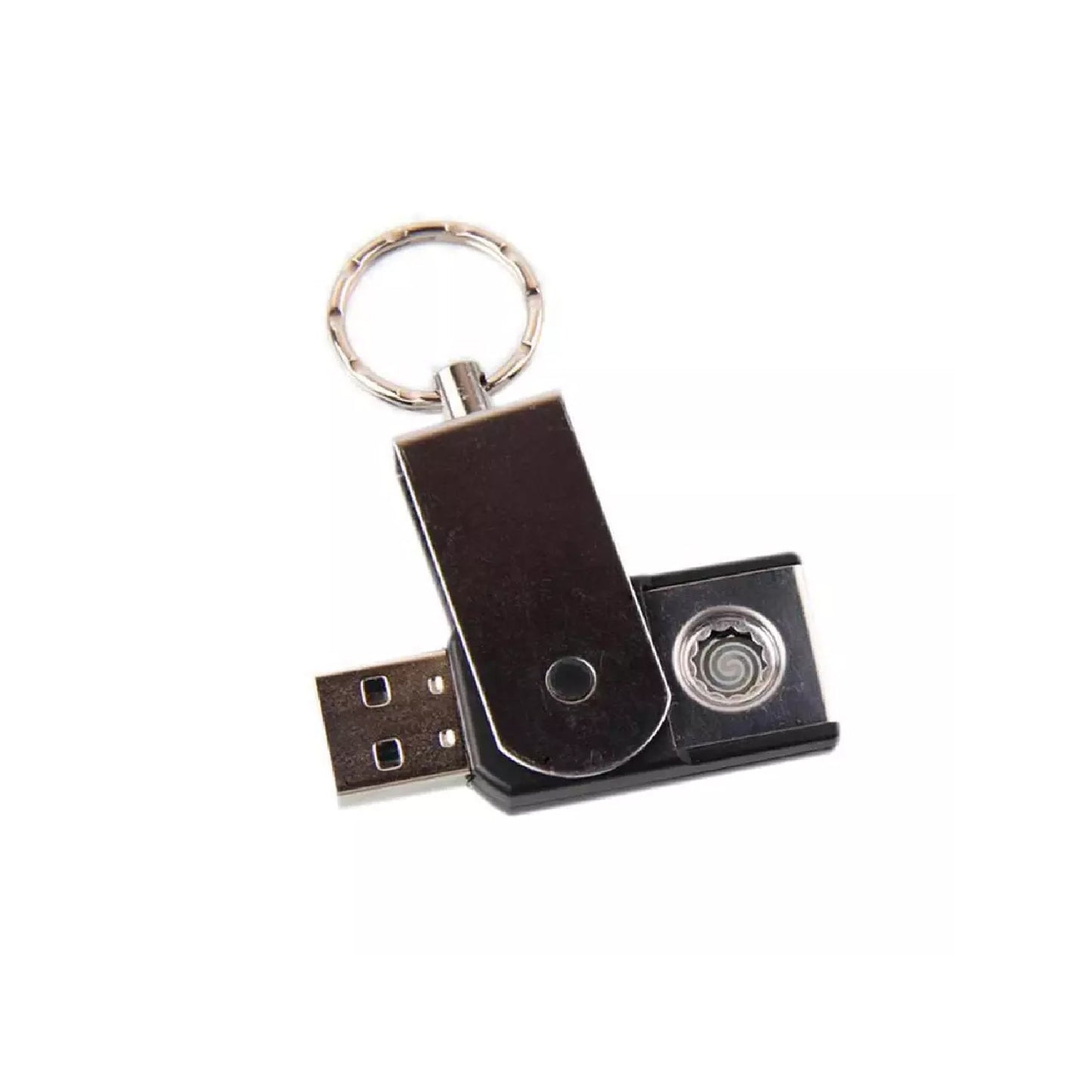 USB Mini Portable Rechargeable Lighter – Slim Metal Flameless Windproof Lighter