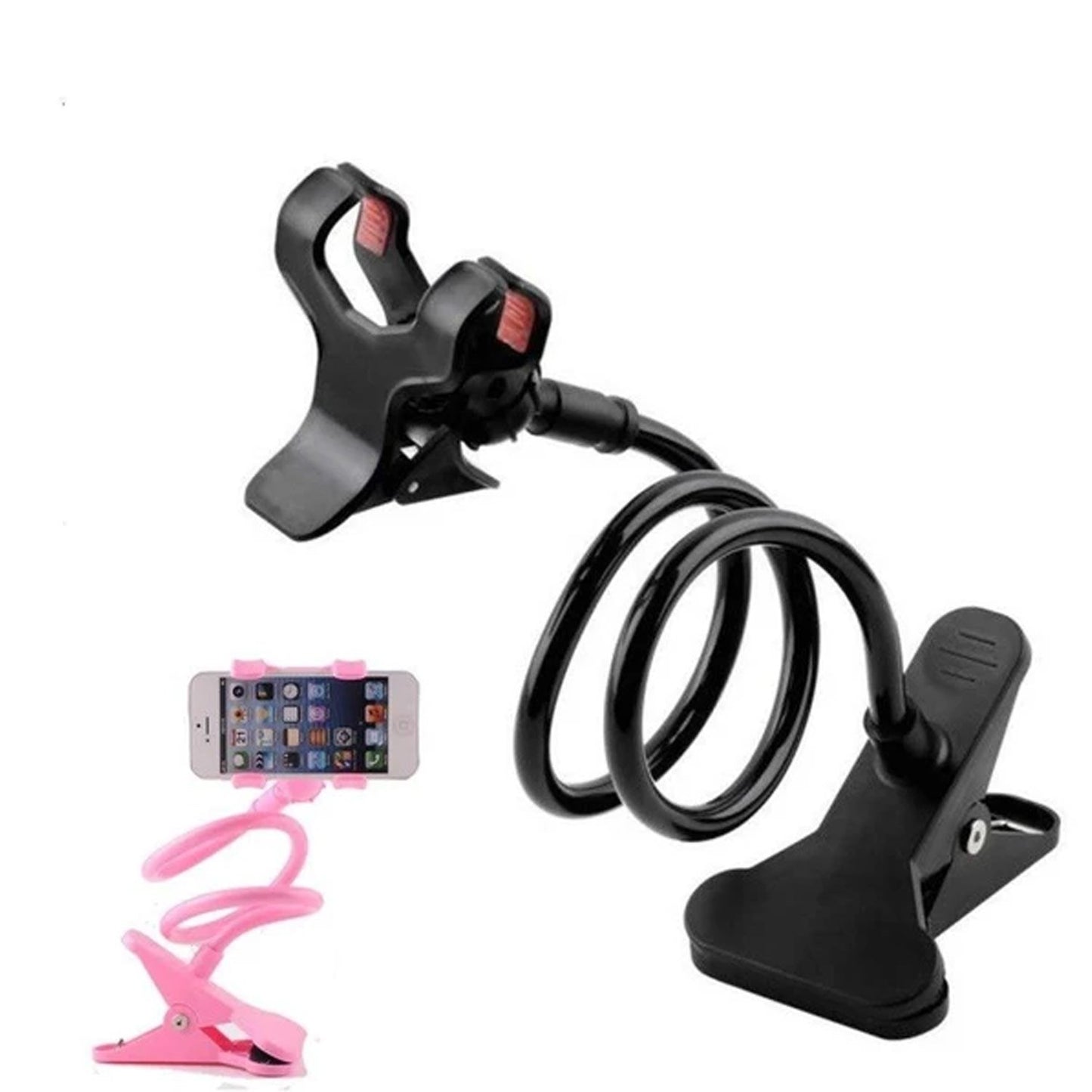 360 Degree Flexible Metal Lazy Stand Bracket - Portable & Foldable, Adjustable Viewing Stand