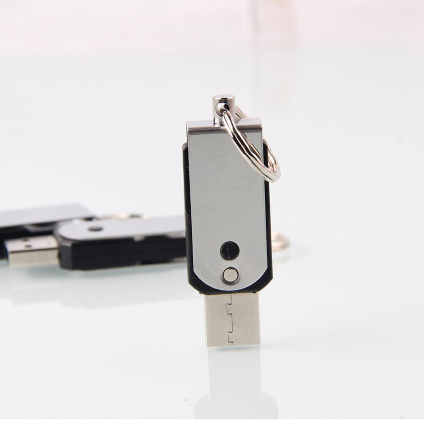 USB Mini Portable Rechargeable Lighter – Slim Metal Flameless Windproof Lighter