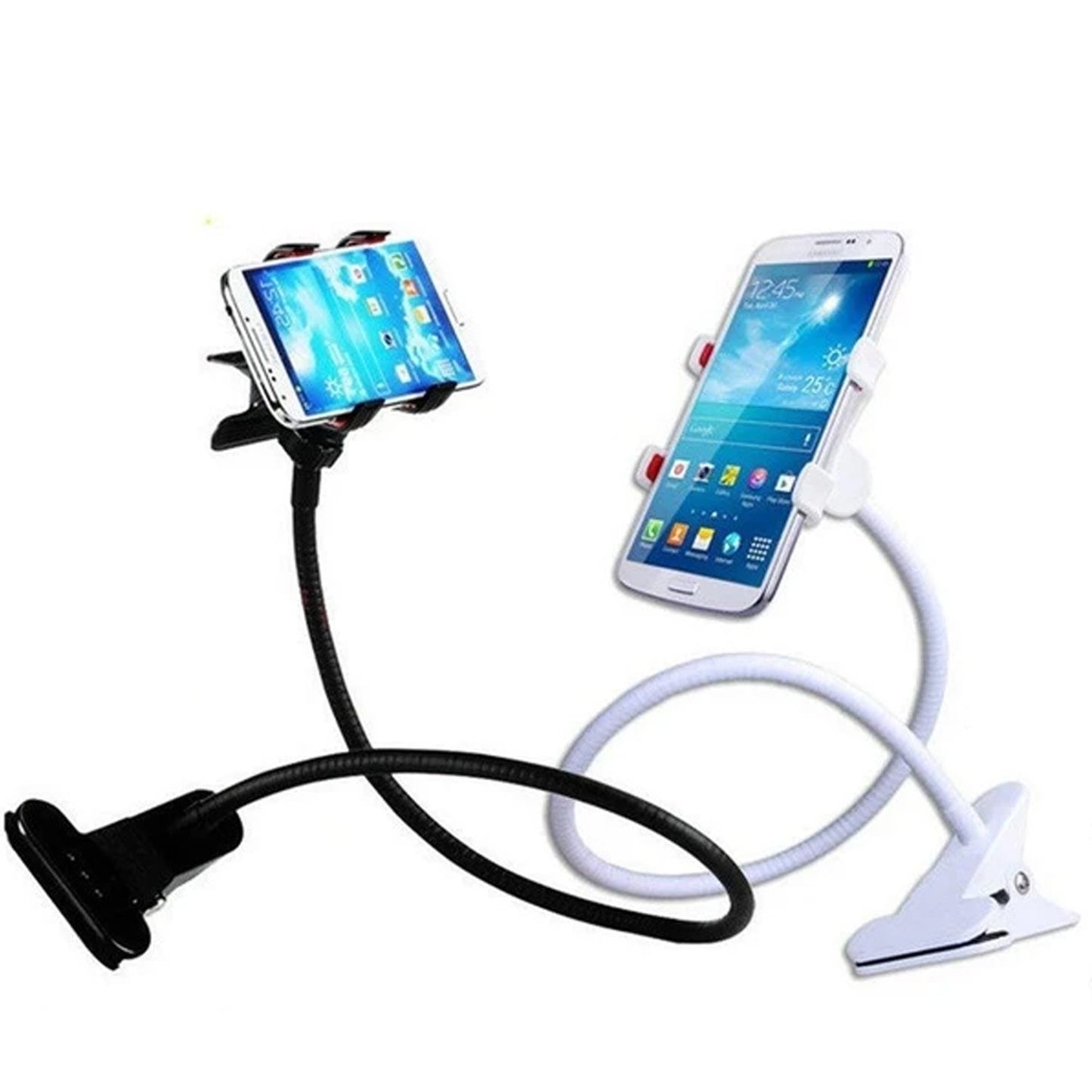 360 Degree Flexible Metal Lazy Stand Bracket - Portable & Foldable, Adjustable Viewing Stand