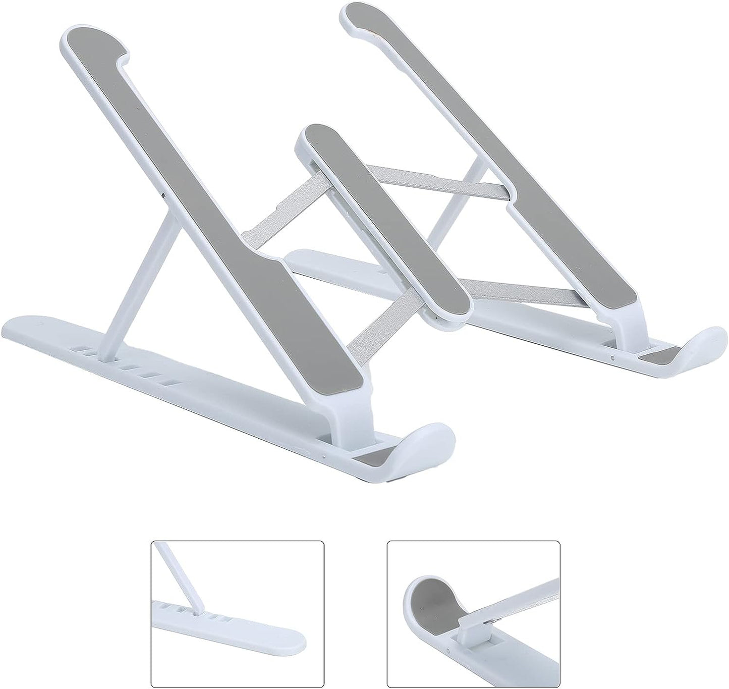 Adjustable Laptop Stand Holder – Foldable Legs, High - Quality Fibre Build, Portable & Ergonomic Table - Chestore