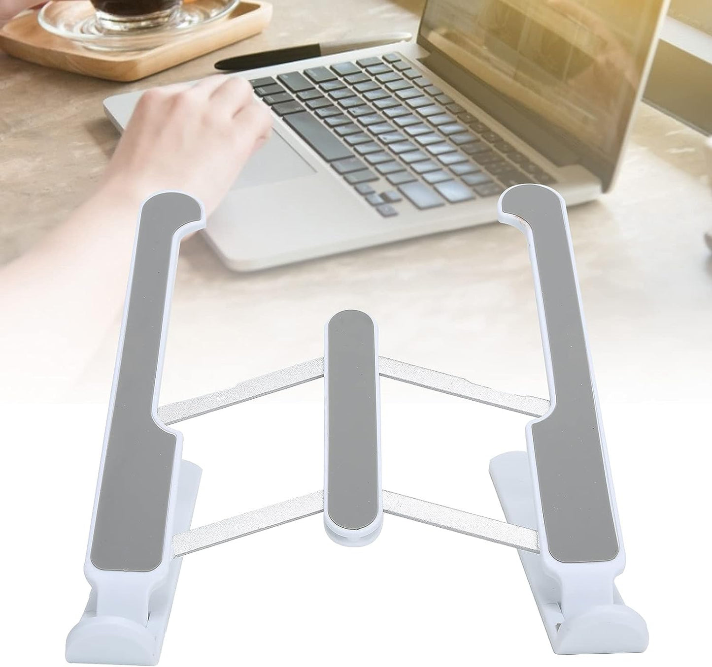 Adjustable Laptop Stand Holder – Foldable Legs, High - Quality Fibre Build, Portable & Ergonomic Table - Chestore