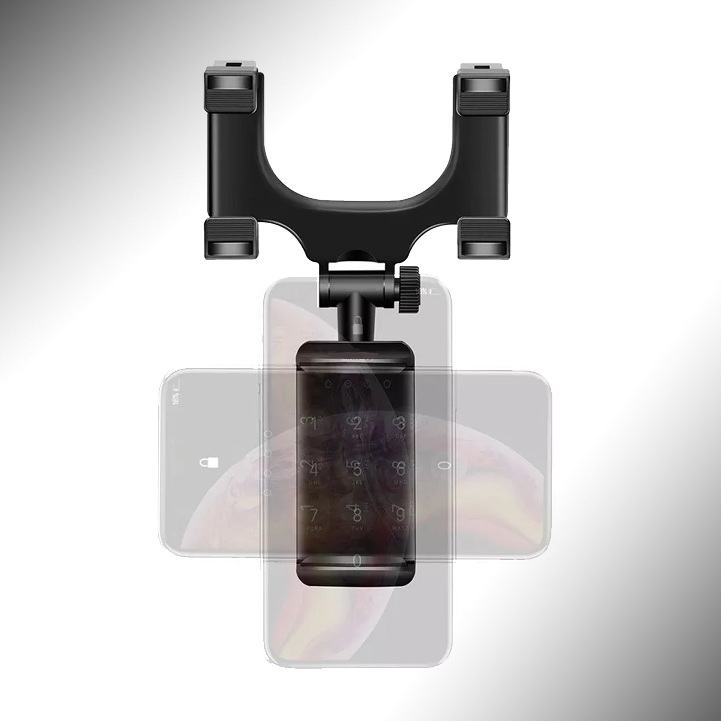 Universal Rear View Mobile Holder β Vehicle Mirror Phone Mount Stand ππ±