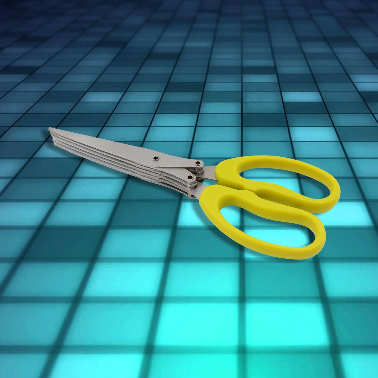Multifunction Stainless Steel Herb Scissors | 5-Blade Kitchen Shears