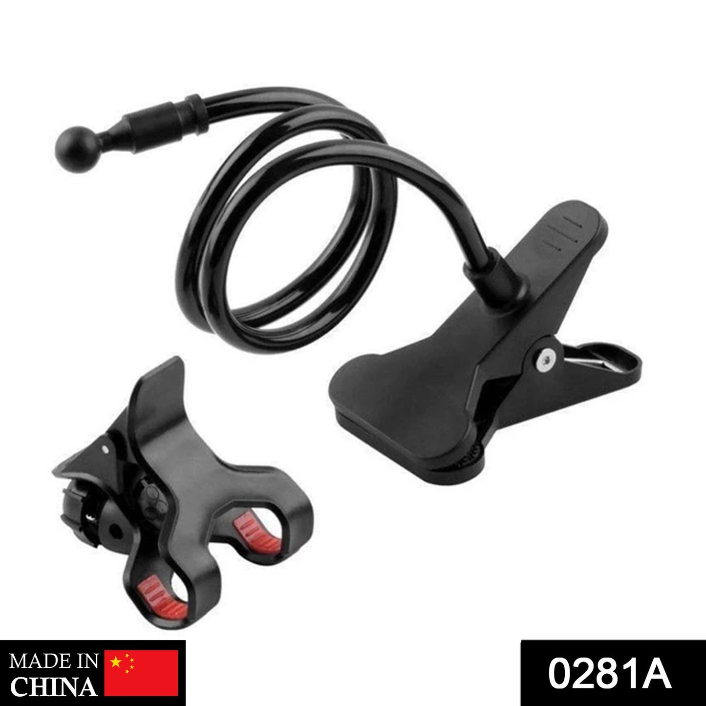360 Degree Flexible Metal Lazy Stand Bracket - Portable & Foldable, Adjustable Viewing Stand
