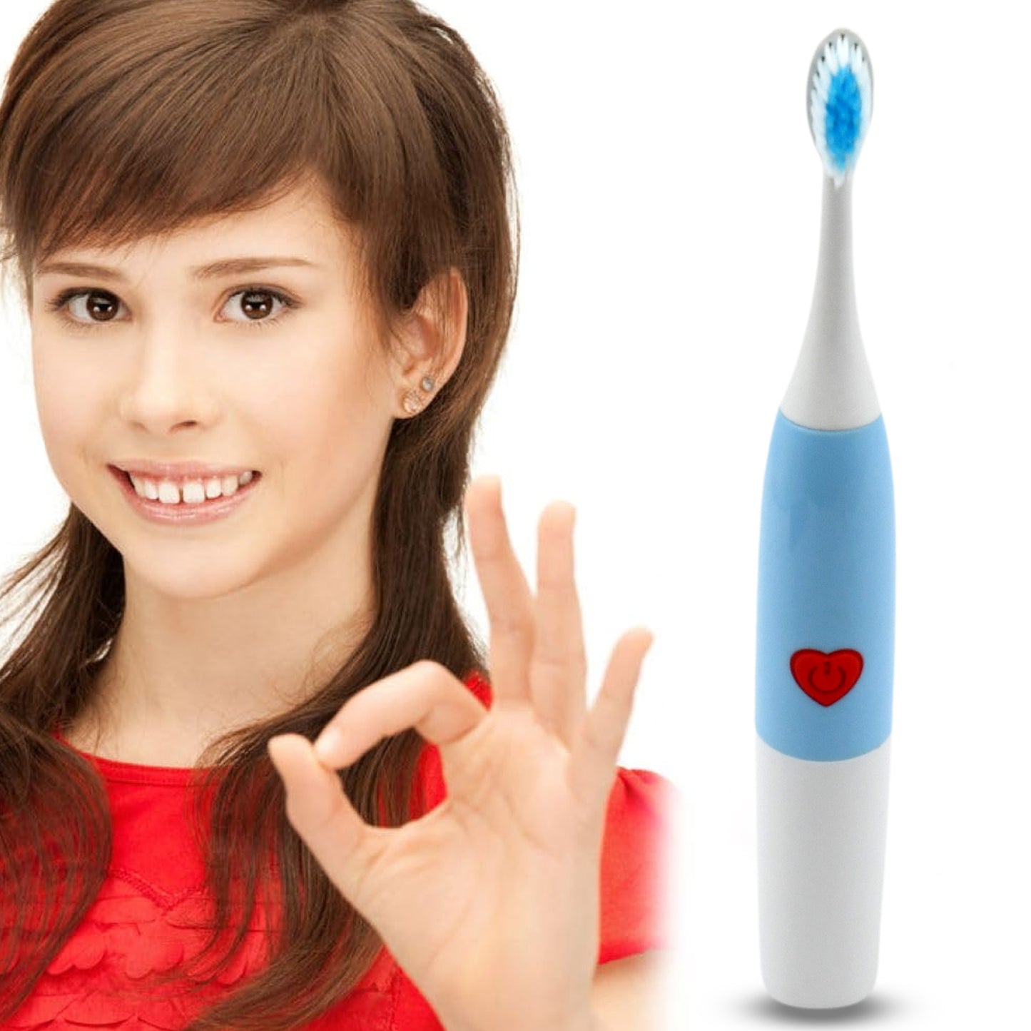 Battery Operated Electric Toothbrush – Travel-Friendly & Powerful Oral Care | 1 Pc