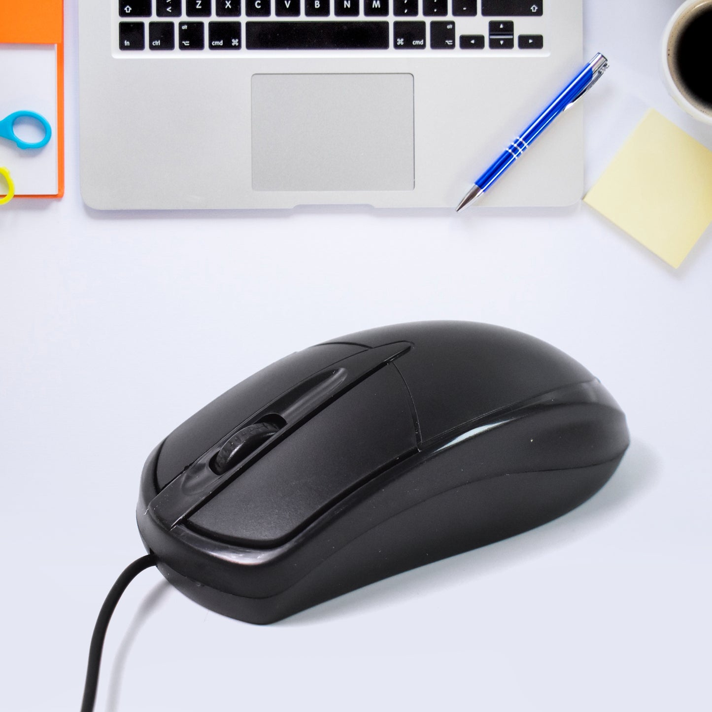 M-045 Wired Optical Mouse for Laptop & PC | Ergonomic USB Mouse – 1 Pc