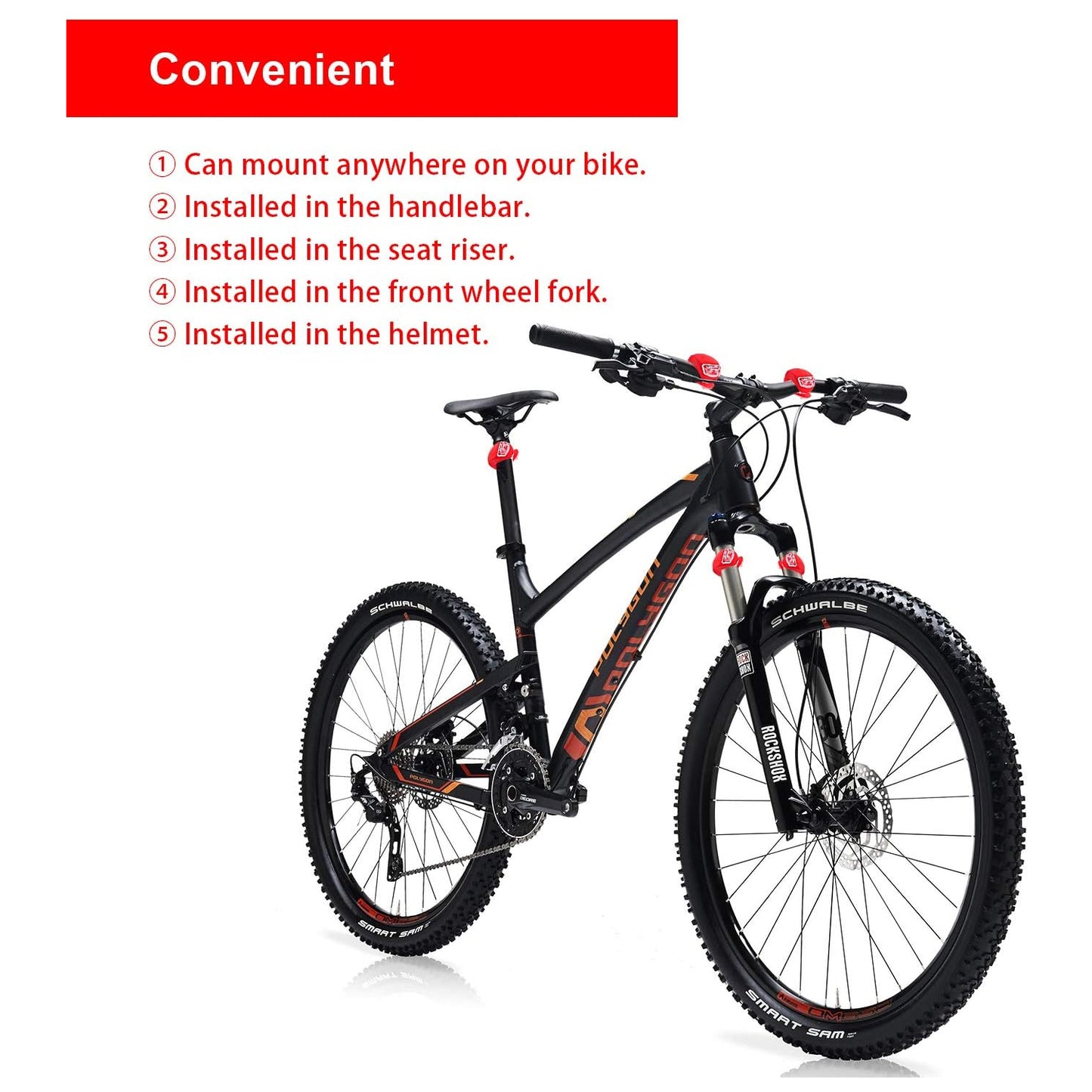 Silicone LED Bike Light Set β Front & Rear Safety Lights (2 PCS) π΄ββοΈπ‘π