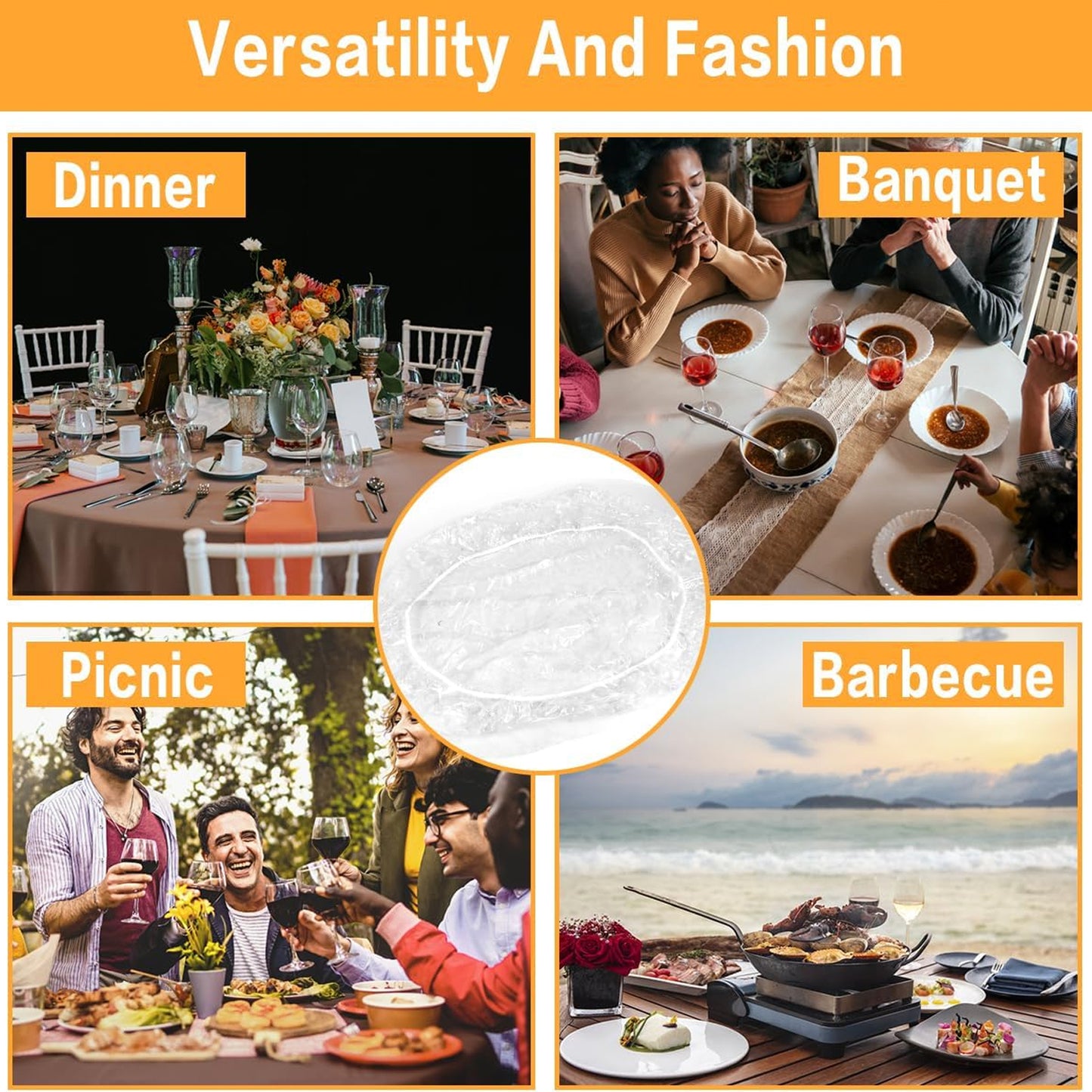 Big Elastic Table Cover Bag β 1.6m | Waterproof & Reusable (10 Pcs Set) π‘β¨
