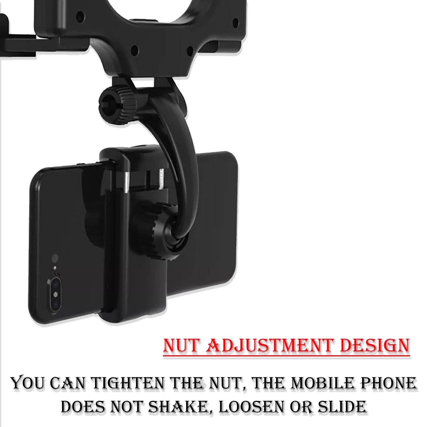 Universal Rear View Mobile Holder β Vehicle Mirror Phone Mount Stand ππ±