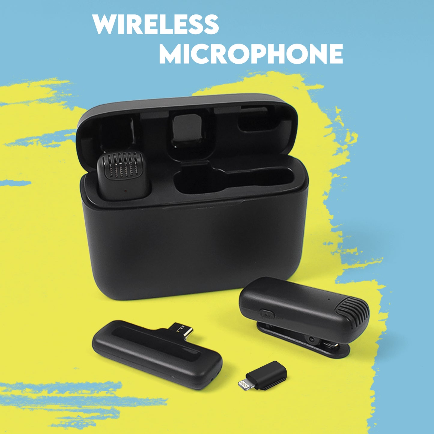Wireless Microphones Collar Mic for All Smartphones (Type-C) – High-Quality Sound | 1 Set