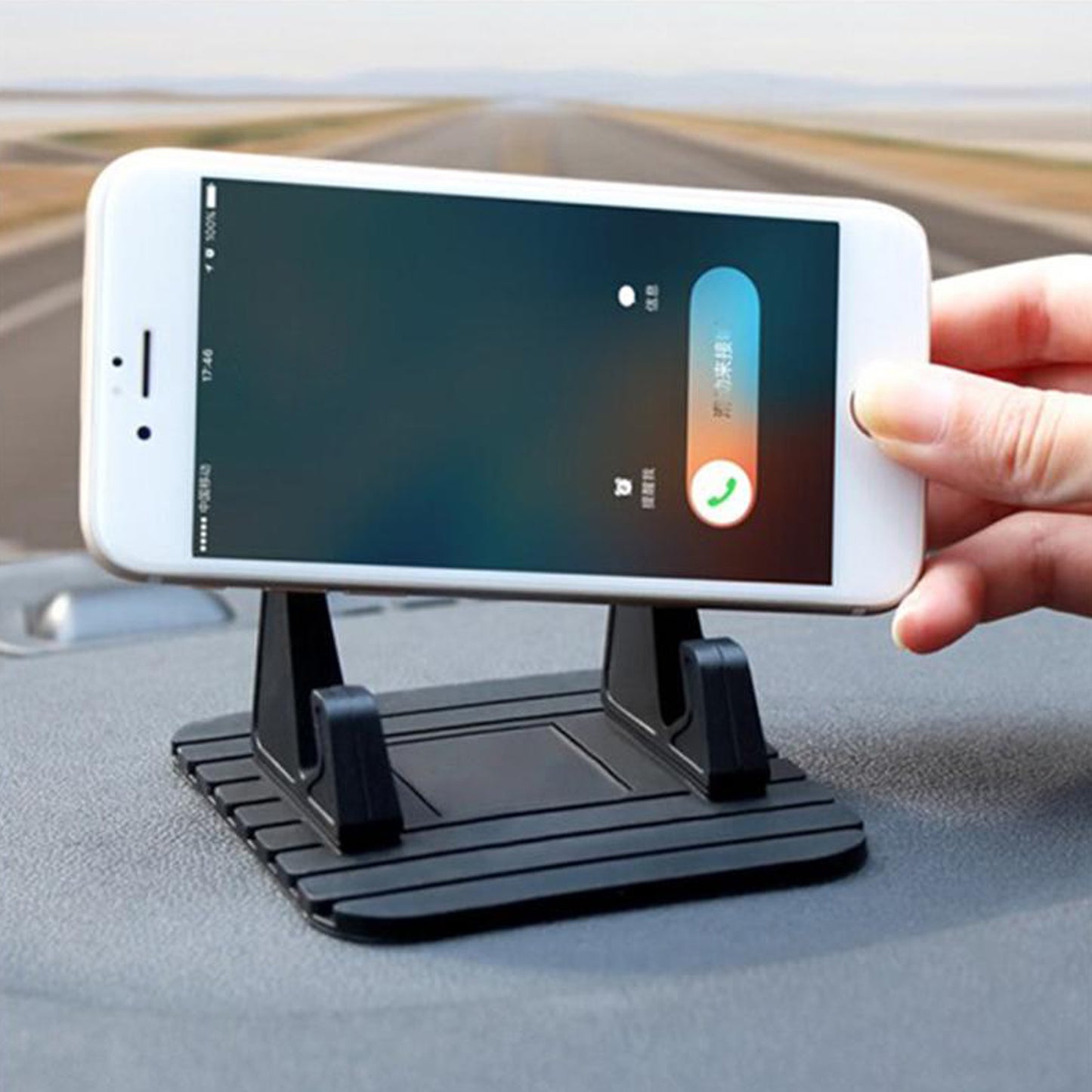 Universal Portable Mobile Holder Stand – Foldable & Adjustable for All Smartphones 📱🧍♂️💼