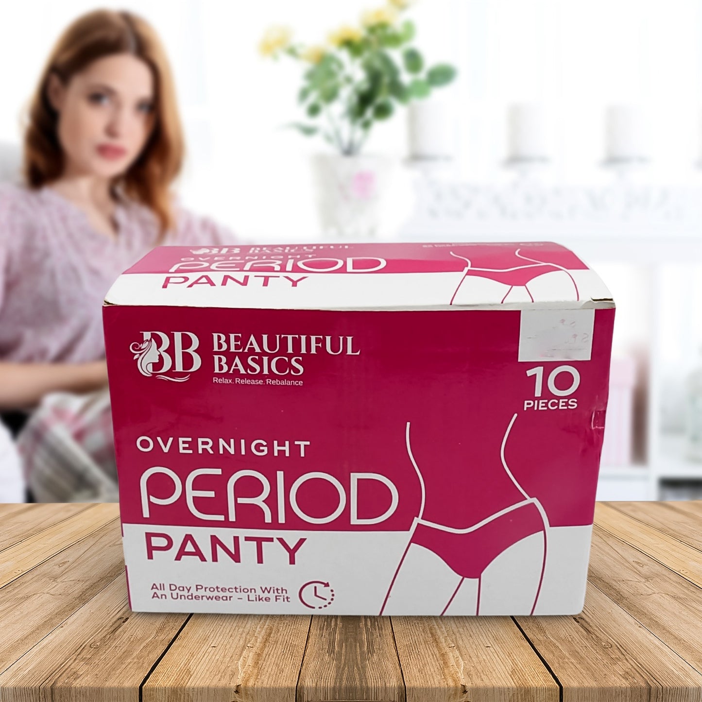 Women's Emergency Travel Kit – 10-in-1 Feminine Hygiene & First Period Kit with Underwear, Pantyliner & More