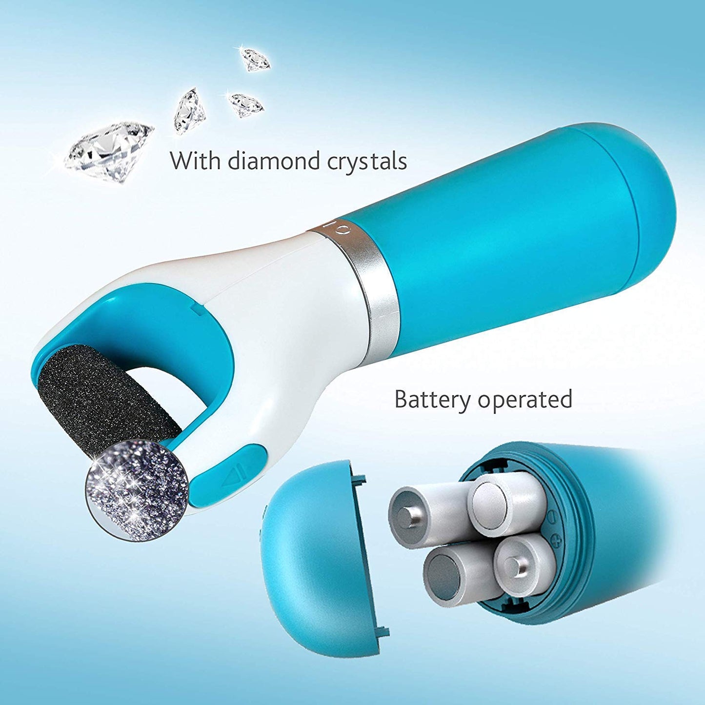 Electric Dry Foot File Callus Remover – Smooth Feet in Minutes | Dead Skin Remover for Heels & Soles