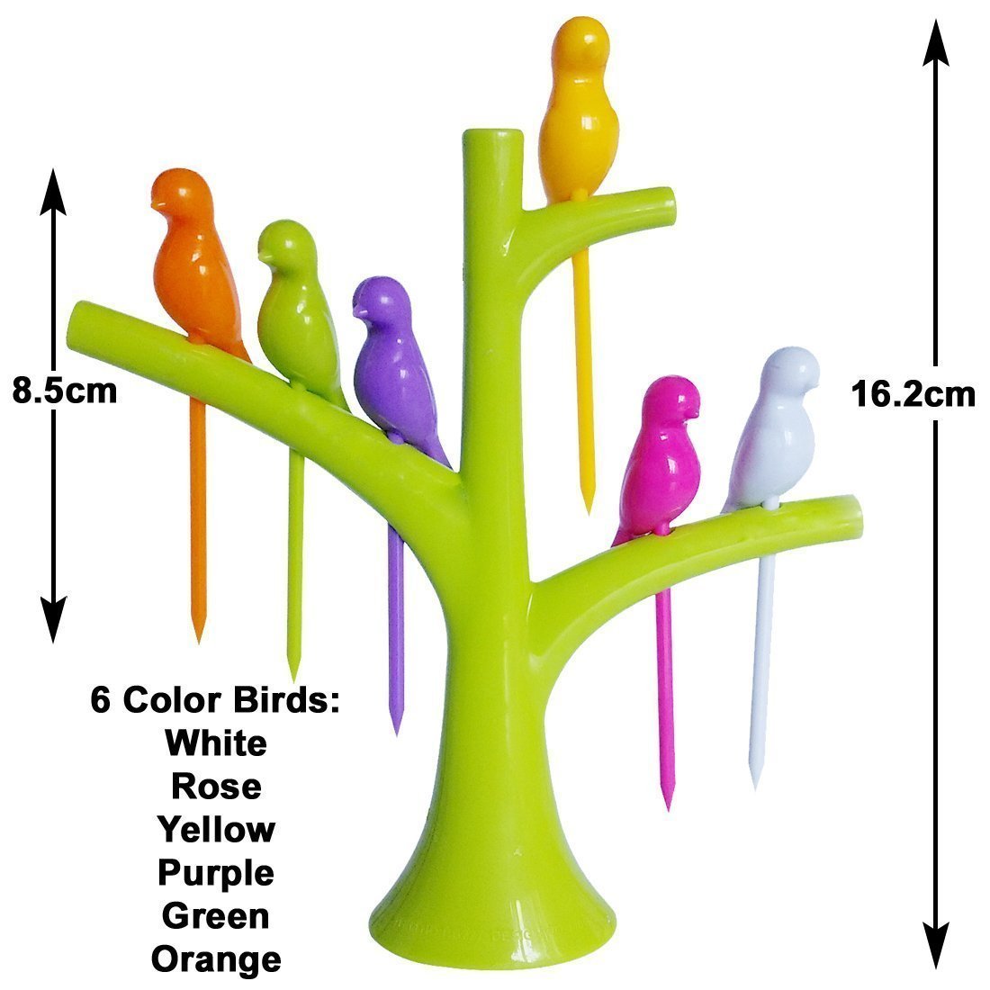 🐦 Bird Fork Set Chirpy & Charming Appetizer Forks (With Color Box Packing)