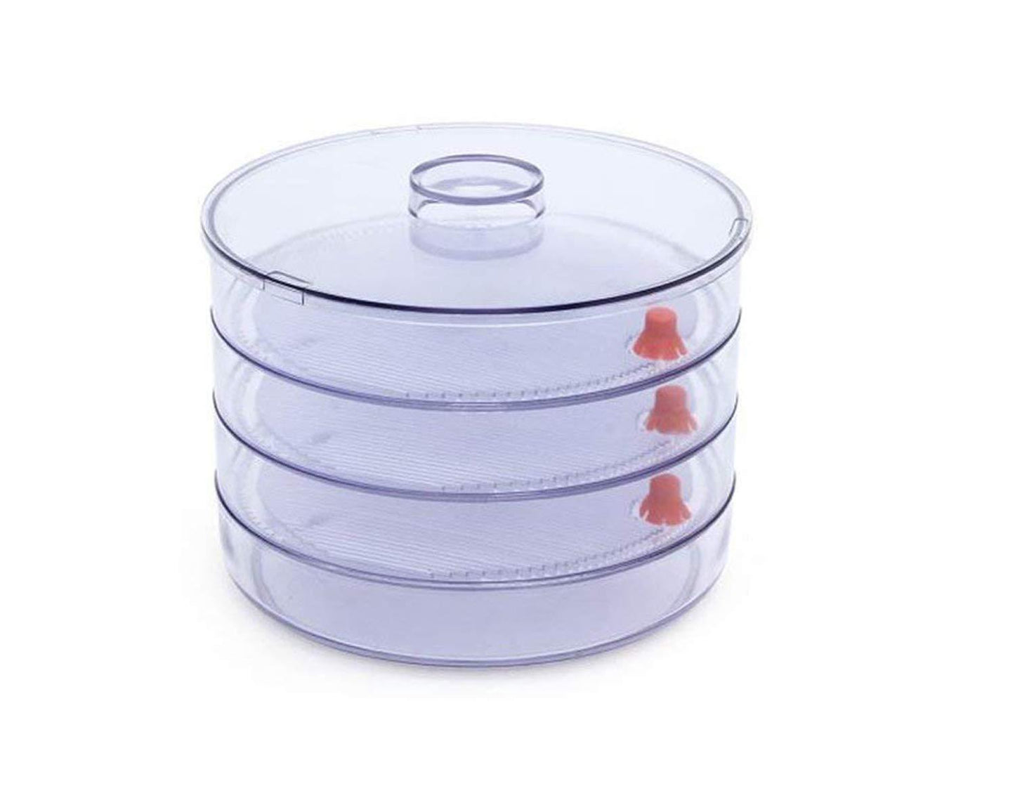 4-Compartment Plastic Sprout Maker – Efficient Seed Sprouting for Healthy Meals
