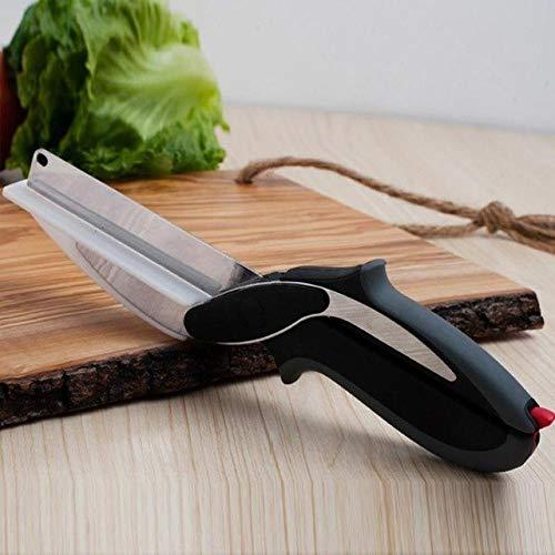 Stainless Steel 4-in-1 Clever Cutter – Versatile Kitchen Tool for Cutting & Slicing