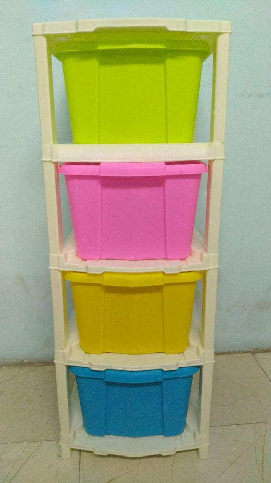 Multipurpose Modular Drawer Organizer Storage Box | 4-Layer Storage Solution
