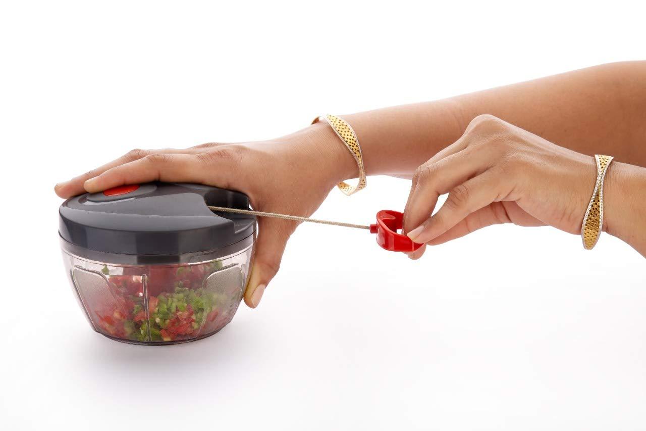 Manual Food Chopper – Compact & Powerful Hand-Held Vegetable Chopper Blender
