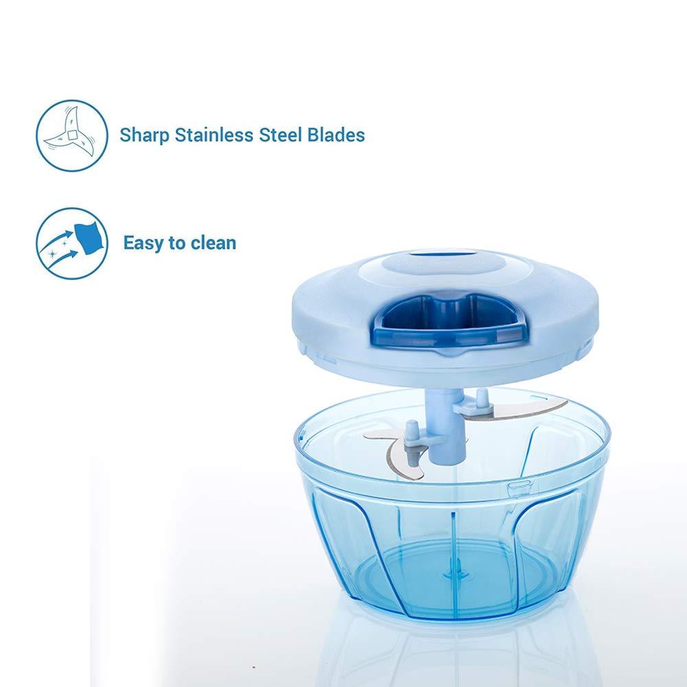Manual Food Chopper – Compact & Powerful Hand-Held Vegetable Chopper Blender