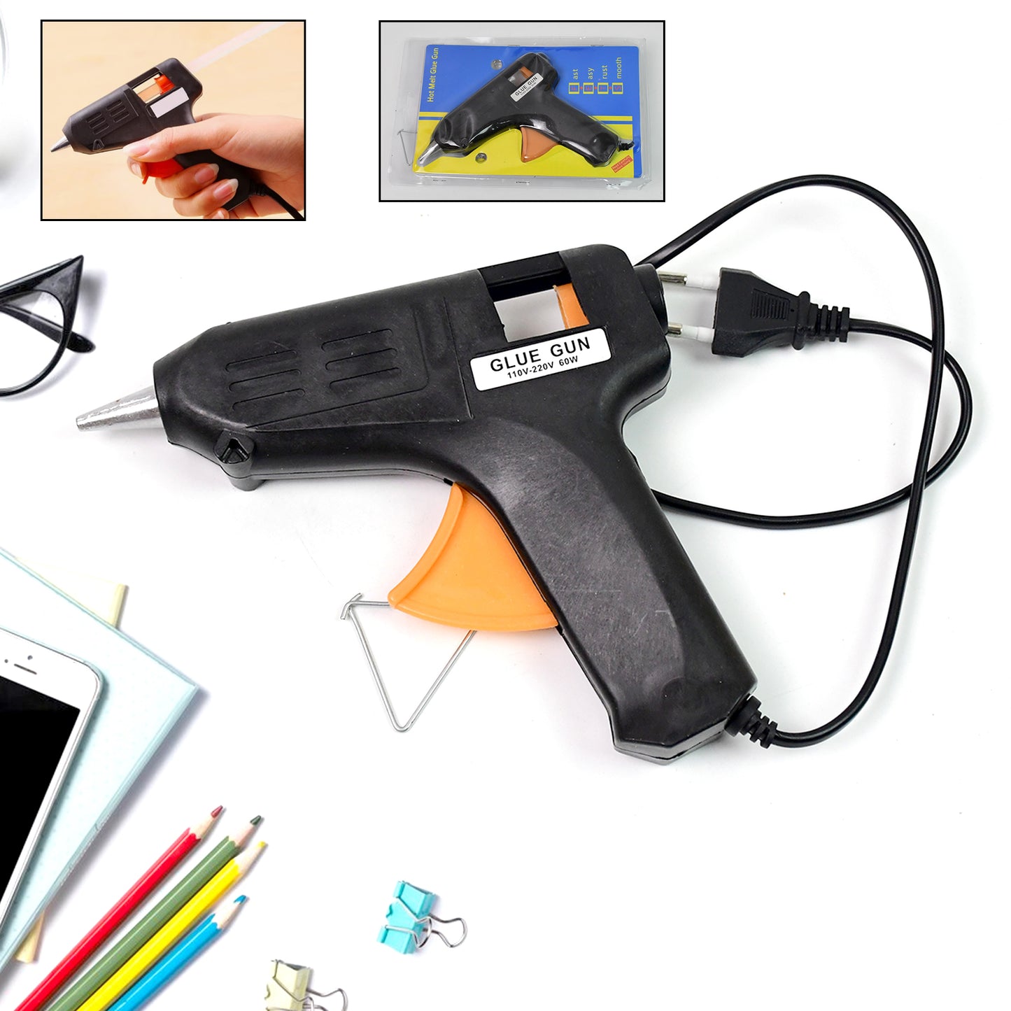 60W Glue Gun for Crafting & DIY Projects | Hot Melt Adhesive Gun | 1 PC