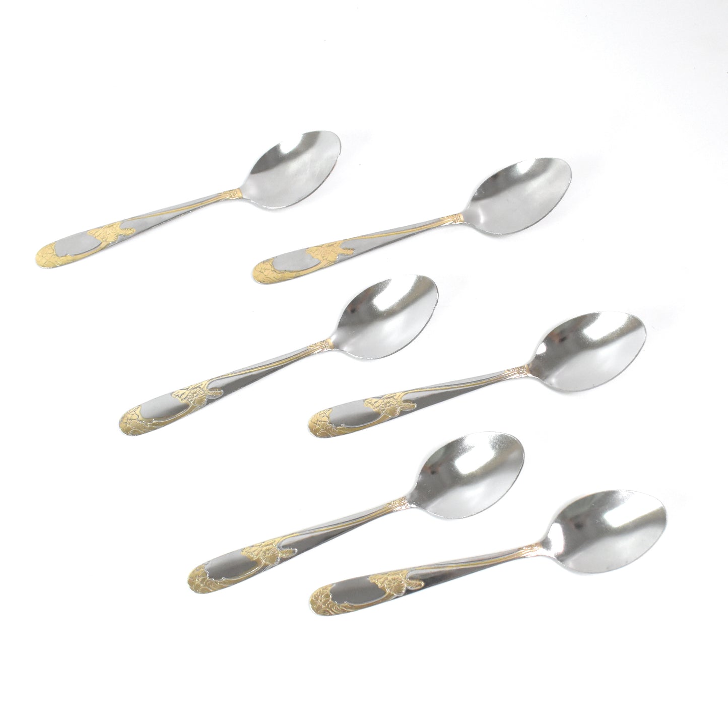 Stainless Steel Baby Spoon Set – 6-Piece Table Spoon Set for Kids & Toddlers