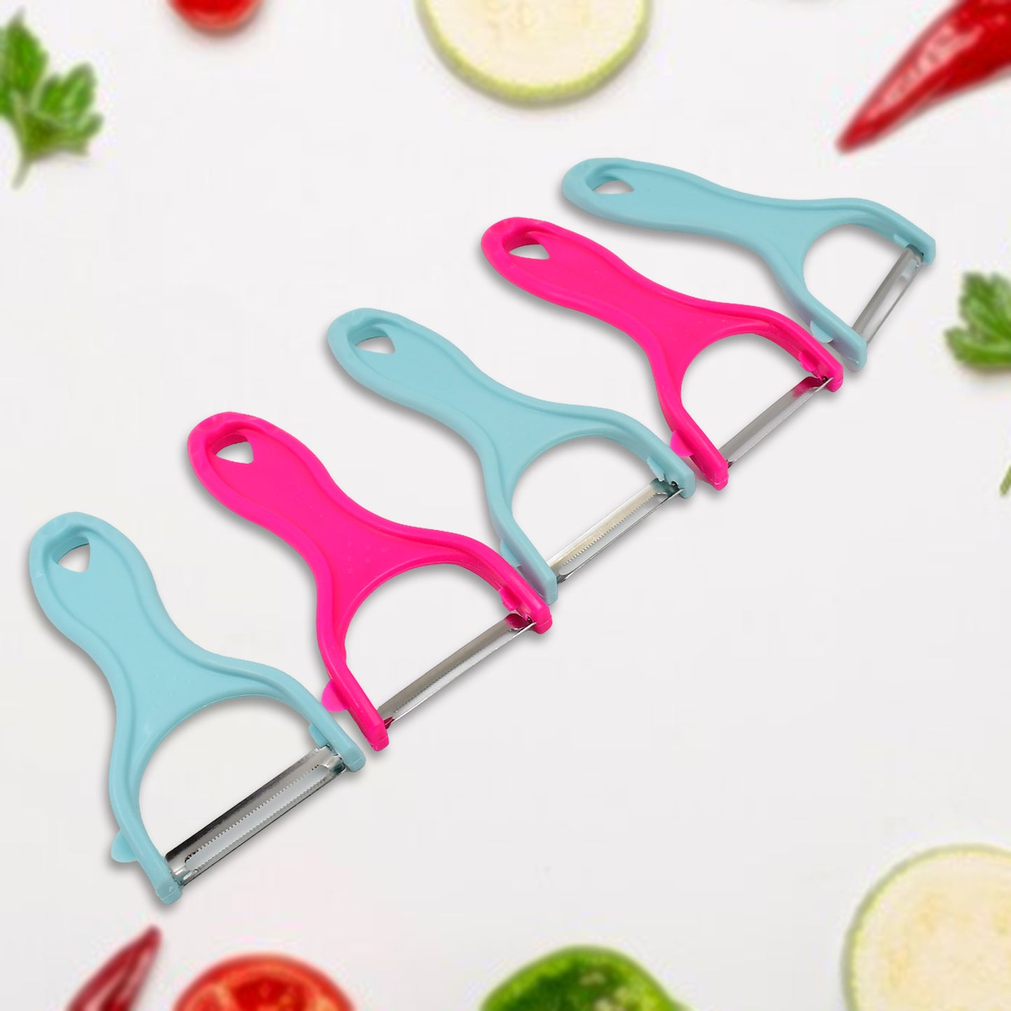 Multipurpose Stainless Steel Kitchen Scissors & Peeler Set | 2-Piece Combo