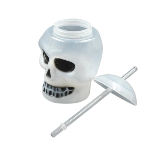 Ghost Face Water Bottle with Lid & Straw | Fun Party Cup for Kids & Adults