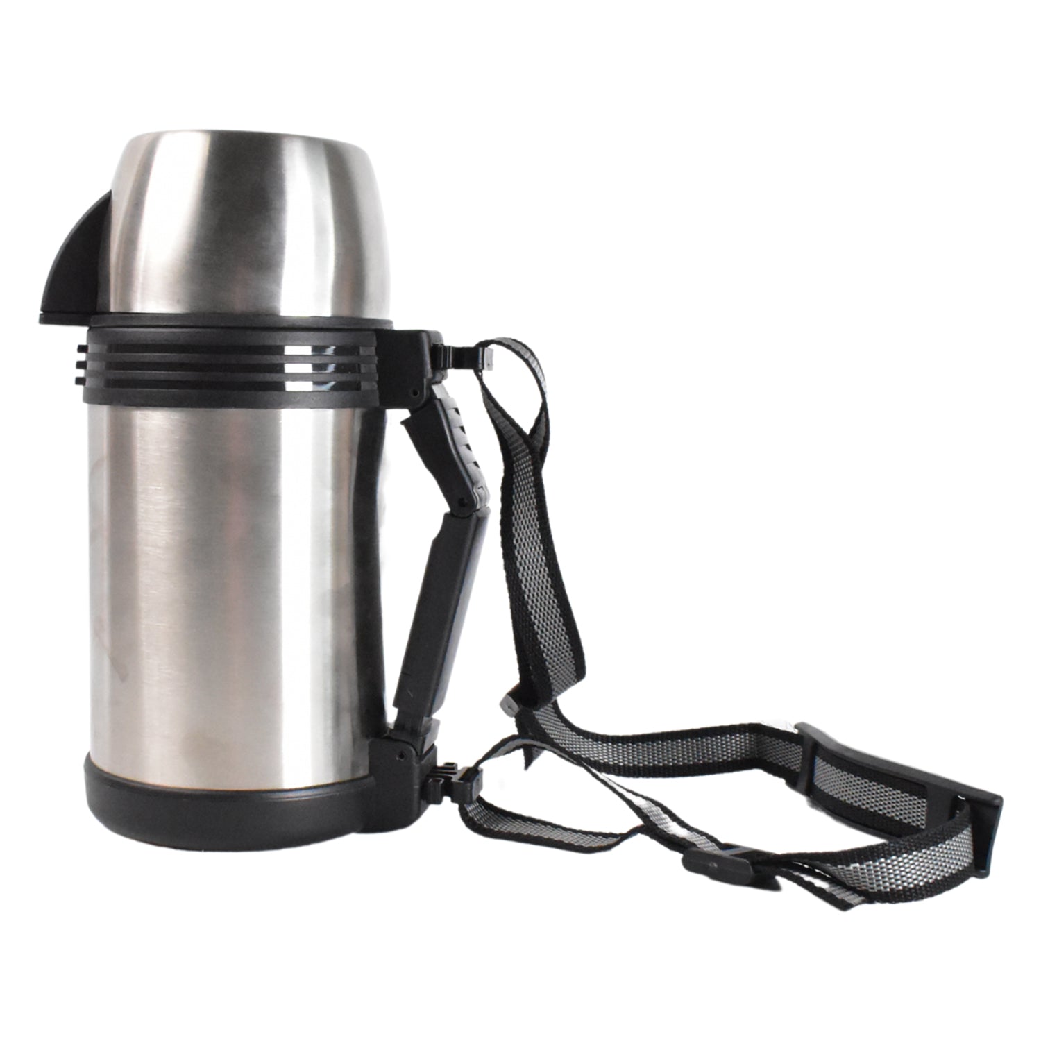 1200ml Stainless Steel Vacuum Flask – Portable, Leakproof & Keeps Drinks Hot/Cold ☕❄️🔥