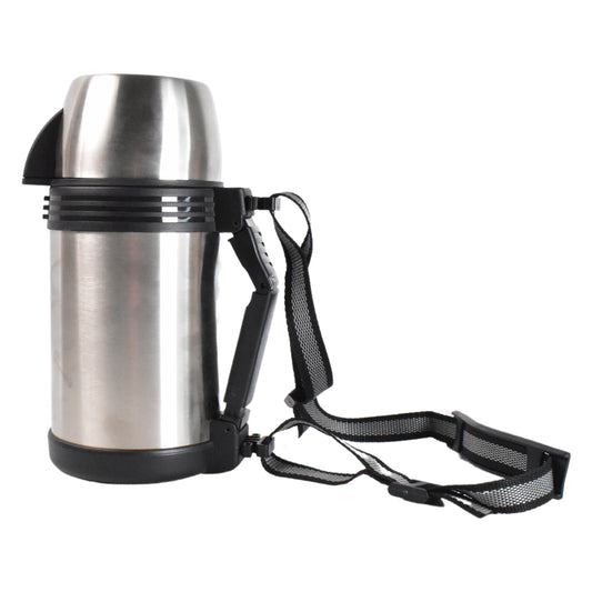 1200ml Stainless Steel Vacuum Flask – Portable, Leakproof & Keeps Drinks Hot/Cold ☕❄️🔥