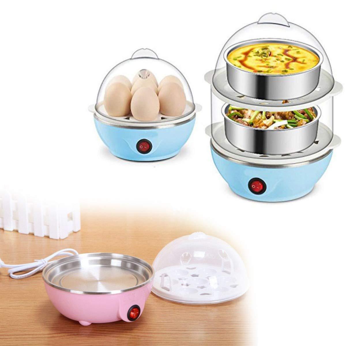 Multi-Function 2-Layer 14-Egg Cooker, Boiler & Steamer – Efficient & Quick Cooking