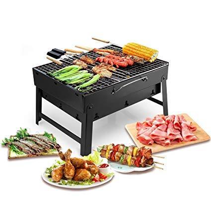 Folding Barbecue Charcoal Grill Oven – Portable & Durable Outdoor Cooking