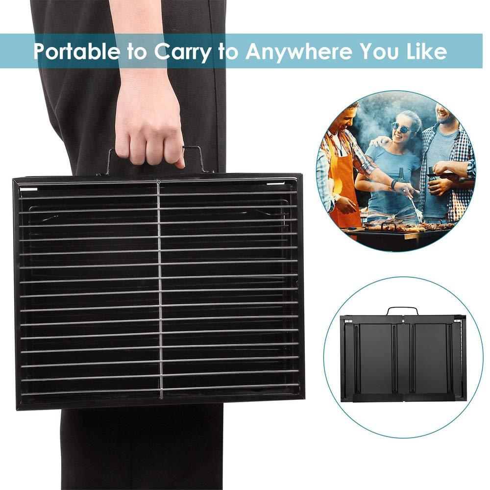 Folding Barbecue Charcoal Grill Oven – Portable & Durable Outdoor Cooking