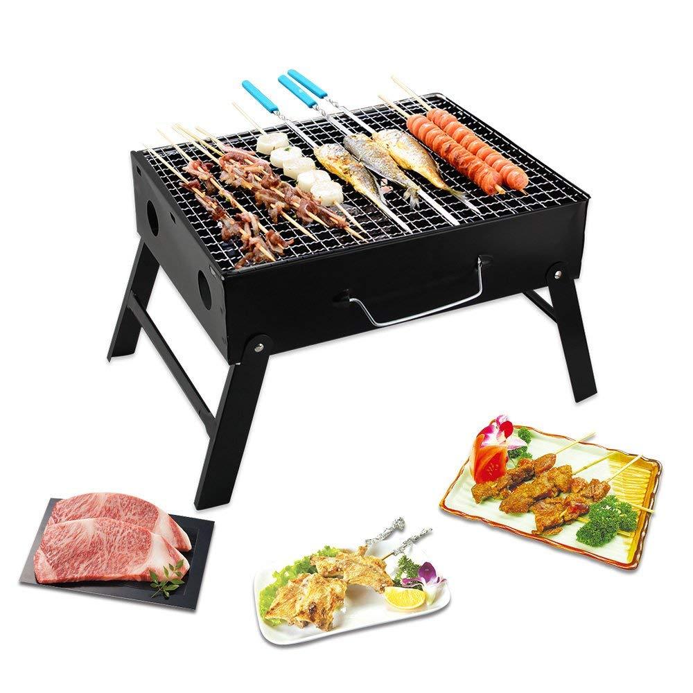 Folding Barbecue Charcoal Grill Oven – Portable & Durable Outdoor Cooking