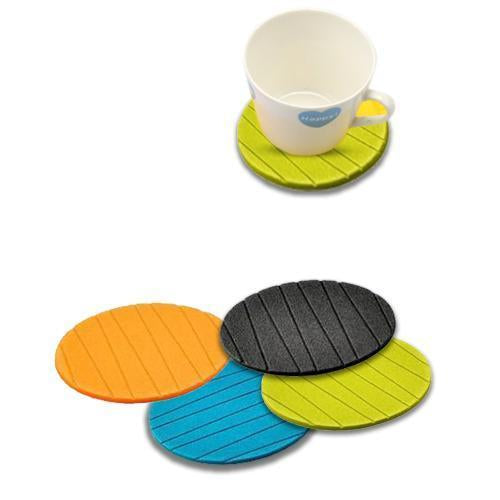 6-Piece Round Silicone Cup Mat Coaster – Heat-Resistant & Non-Slip