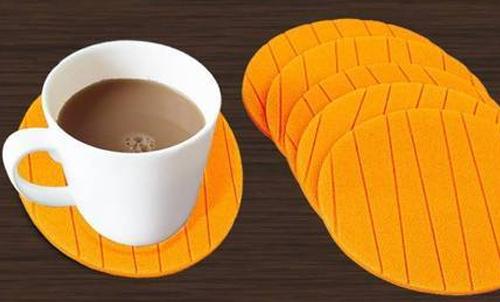 6-Piece Round Silicone Cup Mat Coaster – Heat-Resistant & Non-Slip